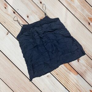 Street One size 10 (Eur 38) navy lace trim cami